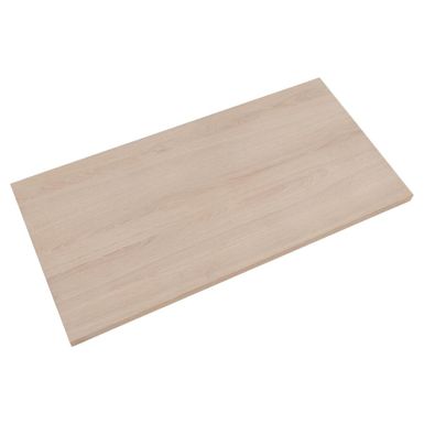 Wymiary: - długość: 100 cm - szerokość: 50 cm - grubość: 3 cm   Materiał: - fornir dębowy olejowany pigmentowany na biało