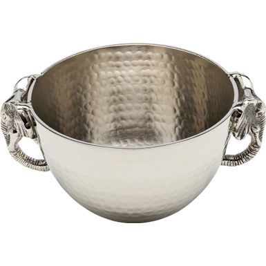 Wymiary: - szerokość: 23 cm - głębokość: 11 cm - wysokość: 18 cm   Waga: 0,65 kg   Materiał: aluminium niklowane   Kolor: srebrny   Dodatkowe...