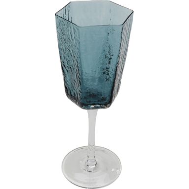 Wymiary: - szerokość: 8,3 cm - głębokość: 8,3 cm - wysokość: 21,7 cm - pojemność: 300 ml   Waga: 0,2 kg   Materiał: szkło    Kolor: niebieski  ...