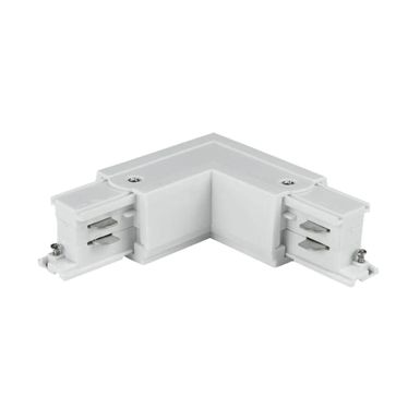 Łącznik kątowy trójobwodowy 8000 - biały    Wymiary: - szerokość: 9,9 cm - głębokość: 9,9 cm - wysokość: 3,2 cm   Materiał:  - metal -...