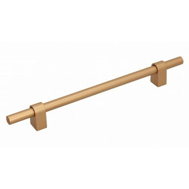 Reling RE44 - złoty mat satynowy / rozstaw 320 mm Wymiary: - długość całkowita: 400 mm - rozstaw otworów: 320 mm Materiał: metal Kolor pokrycia: złoty...