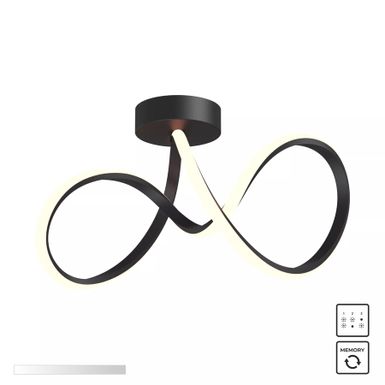 Lampa sufitowa CLINT MX6347-1-3BT - czarny    Wymiary: - szerokość: 22 cm - głębokość: 26 cm - wysokość: 41 cm   Materiał: - metal - aluminium - PVC...