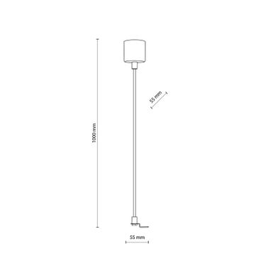 Zestaw zasilający TRACER 3013 - biały    Wymiary: - szerokość: 55 cm - głębokość: 55 cm - wysokość: 1000 cm   Materiał: - metal - tworzywo...