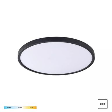 Lampa sufitowa CAMI WM-BP1108-M-BL - czarny    Wymiary: - szerokość: 50 cm - głębokość: 50 cm - wysokość: 3 cm   Materiał: plastik   Kolor: czarny...