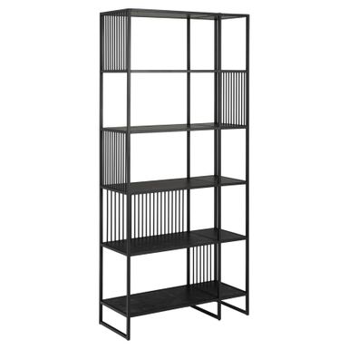 Wymiary:  - szerokość: 85 cm - głębokość: 35 cm - wysokość: 185 cm - wysokość nogi: 12,9 cm Materiał: - konstrukcja / podstawa: stal malowana...