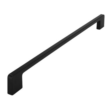 Uchwyt 2027 - czarny mat / rozstaw 320 mm Wymiary: - szerokość: 332 mm - wysokość: 9 mm - głębokość: 30 mm Materiał: metal Kolor: czarny mat