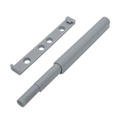 CLICK-ON z adapterem prostym plastikowym i końcówką silikonową  Nowoczesny zatrzask meblowy typu Push to Open z wbudowanym amortyzatorem, przeznaczony do...