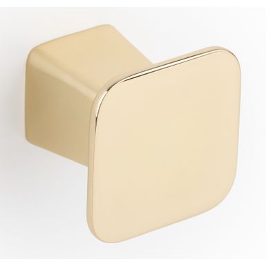 Gałka PRISM 0638 - mosiądz połysk Prism to kwadratowa, niezwykle elegancka i praktyczna gałka z zamaku, zapewniająca doskonały chwyt jednym palcem....