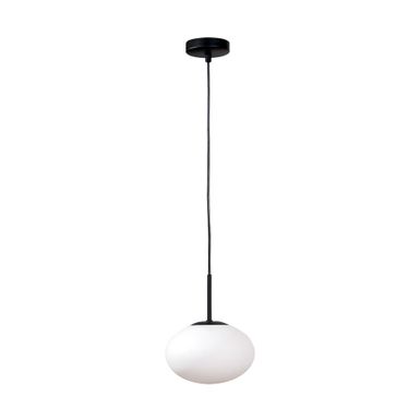 Lampa wisząca OMI 1182 - czarny     Wymiary: - szerokość: 20 cm - głębokość: 20 cm - wysokość: 100 cm   Materiał: - metal - szkło   Kolor: czarny...