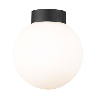 Lampa sufitowa ARCTURUS C0574-01D-P7AA - czarny     Wymiary: - szerokość: 14 cm - głębokość: 14 cm - wysokość: 15,7 cm   Materiał: - szkło opalowe...