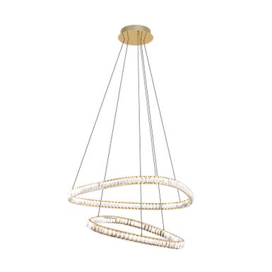 Lampa wisząca ATHESA MD3169-2-3GT - złoty     Wymiary: - szerokość: 80 cm - głębokość: 80 cm - wysokość: 150 cm   Materiał: - metal - kryształ  ...
