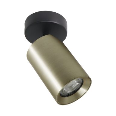 Lampa spot TORE TLS006-GLD - złoty szczotkowany     Wymiary: - szerokość: 7 cm - głębokość: 7 cm - wysokość: 10,5 cm   Materiał: aluminium  ...