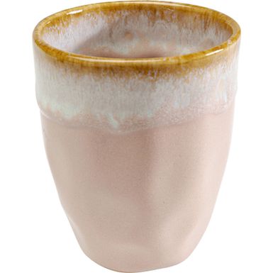 Kubek bez ucha NALA 370 ml - różowy   Wymiary: - szerokość: 8,8 cm - głębokość: 8,8 cm - wysokość: 10,7 cm   Pojemność: 370 ml   Waga: 0,25 kg  ...