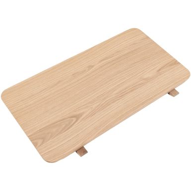 Wymiary: - szerokość: 95 cm - głębokość: 50 cm - wysokość: 2,5 cm   Materiał: płyta fornirowana lakierowana
