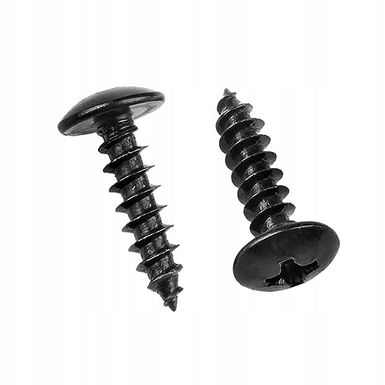 Wkręt z łbem podkładkowym - CZARNY / 4,0x16 mm Specyfikacja: - materiał: metal - wgłębienie: PZ2 - pokrycie: czarny - długość: 16 mm - wielkość...
