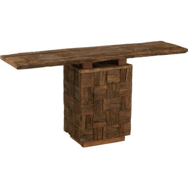 Wymiary: - szerokość: 150 cm - głębokość: 40 cm - wysokość: 75 cm   Materiał: drewno    Waga: 75 kg