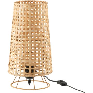 Kolor: drewniany Styl: skandynawski Żarówka w zestawie: nie Materiał: rattan Materiał: trzcina Materiał: bambus Styl: boho Długość kabla (cm): 210...