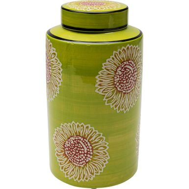 Pojemnik z porcelany BLOOM 27 - zielony    Wymiary: - szerokość: 15 cm - głębokość: 15 cm - wysokość: 27 cm   Waga: 1,75 kg   Materiał: porcelana...
