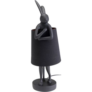 Lampa stołowa ANIMAL RABBIT 50 - czarny mat   Dzięki tej lampie stołowej możesz stworzyć wyjątkowe akcenty w swoim salonie lub sypialni. Ozdobna figurka...
