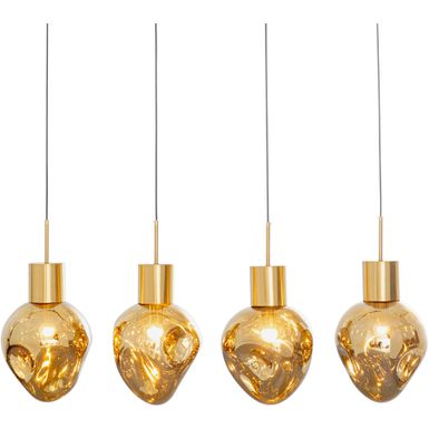 Lampa wisząca SUPERNOVA AMBER 110 - złoty    Dzięki tej lampie wiszącej nie tylko wprowadzisz światło do wnętrza, ale także je udekorujesz!...