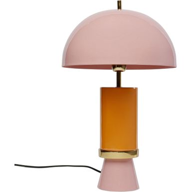 Lampa stołowa JOSY - różowy/pomarańczowy    Może być kompaktowa, ale robi duże wrażenie! Z taką uroczą lampą stołową możesz od razu wnieść...