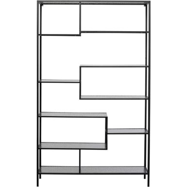 Regał LOFT BLACK BUBBLE 195x115 - czarny    Regał Loft Black Bubble zdecydowanie przyciąga wzrok – asymetrycznie rozmieszczone przegródki i półki...