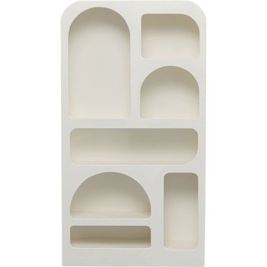 Wymiary: - szerokość: 95 cm - głębokość: 32 cm - wysokość: 180 cm Materiał: MDF