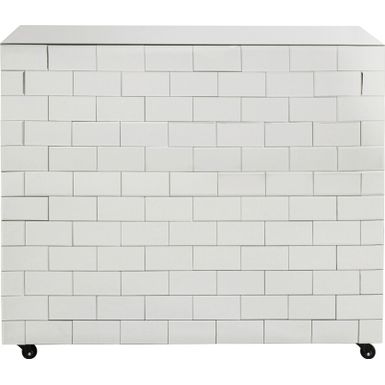Wymiary: - szerokość: 120 cm - głębokość: 48 cm - wysokość: 105 cm Materiał: - płyta MDF - stal malowana proszkowo - szkło