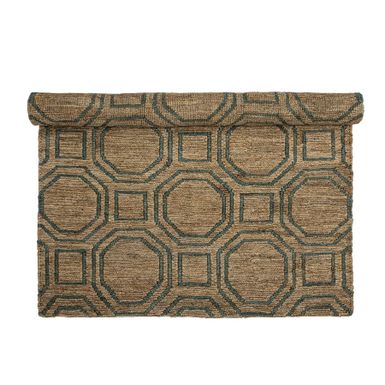 Dywan Fry marki Creative Collection to efektowny, duży i ciężki dywan wykonany z naturalnej juty. Dywan ma piękny, tkany wzór z zielonymi liniami, który...