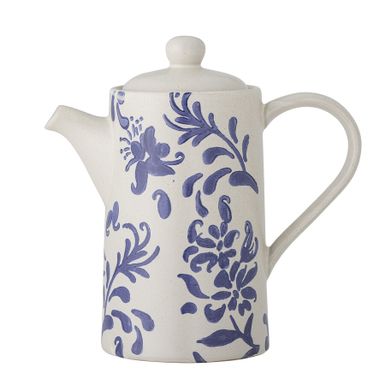 Czajnik Petunia wykonany jest z kamionki w romantycznym, vintage'owym stylu. Ręcznie zdobiony pięknymi niebieskimi detalami na białym tle. Idealny na co...
