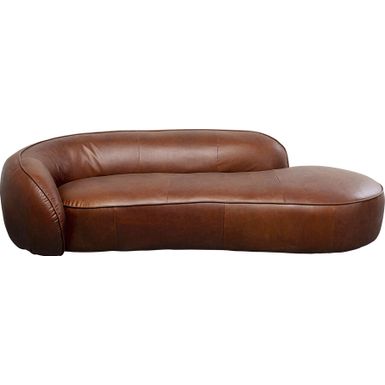Wymiary: - szerokość: 252 cm - głębokość: 108 cm - wysokość: 62 cm   Materiał: - tapicerka: skóra semianilinowa - konstrukcja: sklejka, sprężyny...