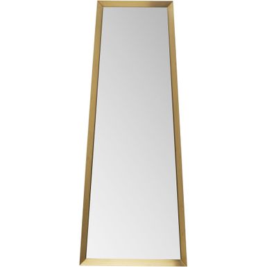 Wymiary: - szerokość: 45-65 cm - głębokość: 6,5 cm - wysokość: 160 cm Materiał: - stal - szkło
