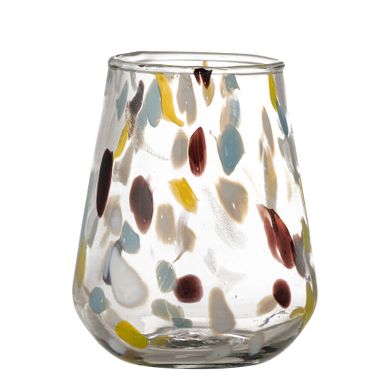 Szklanka KENJI 380 ml - multikolor    Szklanka Kenji firmy Creative Collection stanowi centralny punkt na każdym stole dzięki swojemu pięknemu kształtowi...