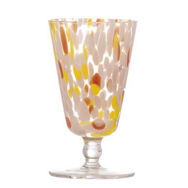 Kieliszek do wina LILYA 275 ml - różowy    Wnieś słońce bezpośrednio do swojego domu dzięki kieliszkowi Lilya firmy Bloomingville. Ten kolorowy...