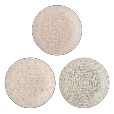 Zestaw 3 talerzy ceramicznych CECILE 25    Talerze Cécile firmy Bloomingville z pewnością dodadzą przytulnej atmosfery we wnętrzu, gdy zostaną...