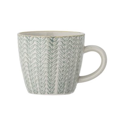 Kubek Maple marki Creative Collection to uroczy kubek z uchwytem. Ozdobiony zachwycającym niebieskozielonym wzorem. Wymieszaj i dopasuj z zastawą stołową w...