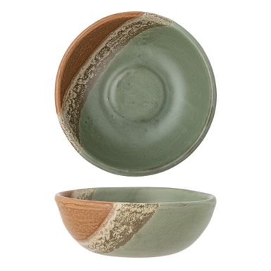 Miska ceramiczna PAULA 16 - zielony/brązowy    Miska Paula marki Bloomingville jest wykonana z kamionki i szkliwiona w pięknych odcieniach. Jest ona...