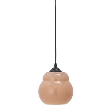 Lampa wisząca szklana MOTELLA - różowy    Lampa wisząca Motella zapewnia subtelne i zachęcające oświetlenie do każdego pomieszczenia. Zaokrąglony...
