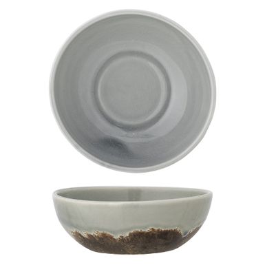 Miska ceramiczna PAULA 16 - szary/brązowy    Miska Paula marki Bloomingville jest wykonana z kamionki i szkliwiona w pięknych odcieniach. Jest ona...