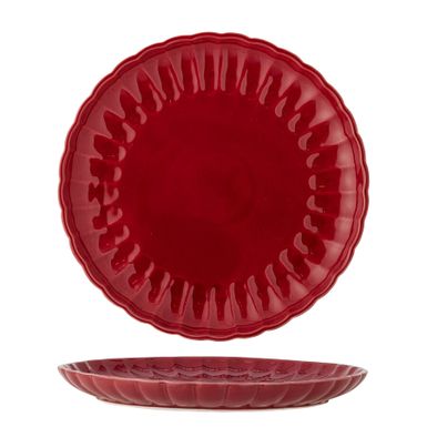 Talerz ceramiczny LATINA 27 - czerwony    Latina marki Bloomingville to piękny i elegancki talerz wykonany z kamionki. Jest idealny zarówno do codziennego...