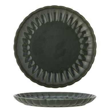 Talerz ceramiczny LATINA 27 - ciemny zielony    Latina marki Bloomingville to piękny i elegancki talerz wykonany z kamionki. Jest idealny zarówno do...