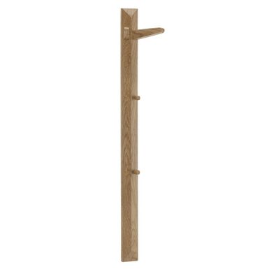 Wymiary: - szerokość: 27 cm - głębokość: 20 cm - wysokość: 120 cm   Maksymalne obciążenie: 2 kg na haczyk   Materiał: lity dąb olejowany  ...