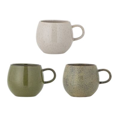 Zestaw 3 kubków ADDISON 500 ml     Kubek Addison firmy Bloomingville jest wykonany z kamionki z eleganckim nakrapianym szkliwem. Ten kubek łączy...