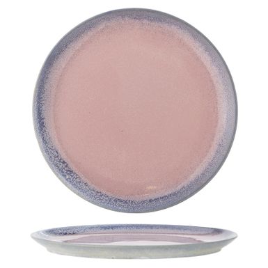 Talerz ceramiczny PAULA 26.5 - różowy    Talerz Paula marki Bloomingville jest wykonany z kamionki i szkliwiony w pięknych odcieniach. Charakter szkliwa...