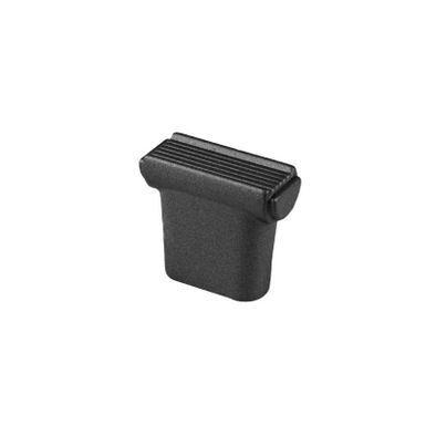Gałka RIVA 24252 / czarny mat / 26 mm Wymiary: - wysokość całkowita – 23 mm - szerokość – 26 mm - grubość – 11 mm Materiał: metal