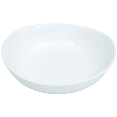 Talerz głęboki porcelanowy biały 17x16 cm