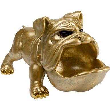 Figurka dekoracyjna ze schowkiem HUNGRY DOG - złoty    Wymiary: - szerokość: 37 cm - głębokość: 21,5 cm - wysokość: 22,5 cm   Waga: 1,8 kg   ...