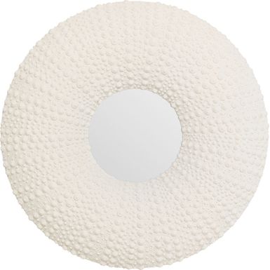 Lustro okrągłe SEA JEWELLERY 110 - biały    Wymiary: - szerokość: 110 cm - głębokość: 12 cm - wysokość: 110 cm - średnica lustra: 38 cm   Waga:...