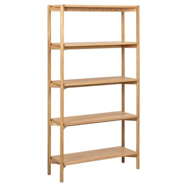  Wymiary: - szerokość: 86 cm - głębokość: 30 cm - wysokość: 160 cm - wysokość nóżek: 15 cm   Materiał: - rama / podstawa: drewno dębowe...