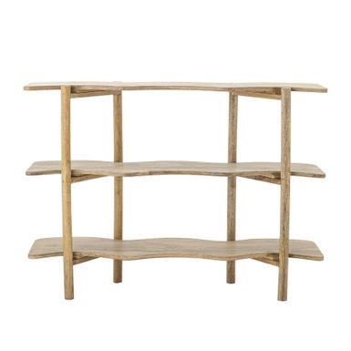 Wymiary: - szerokość: 110 cm - głębokość: 30 cm - wysokość: 80 cm   Materiał:  - drewno mango FSC 100%® lakierowne - żelazo   Informacje...
